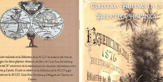 Cartel promocional de la exposición Filipinas