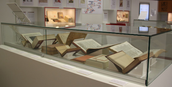 Novena vitrina de la exposición