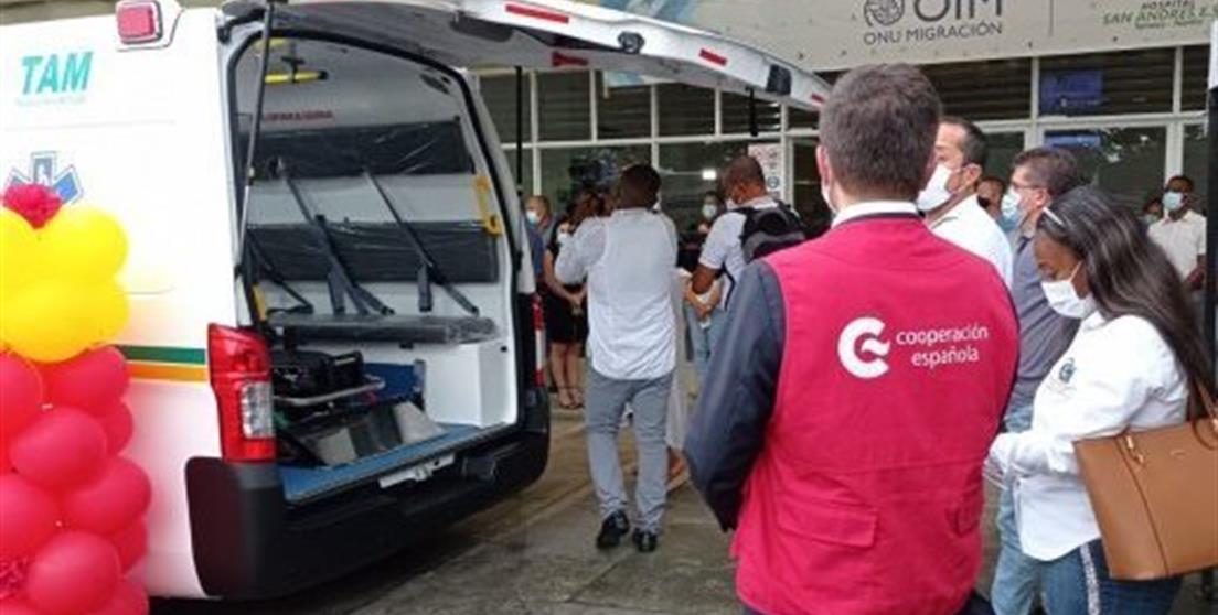 La Cooperación Española apoya a los hospitales colombianos para la atención de casos de COVID-19 entre migrantes y población de 