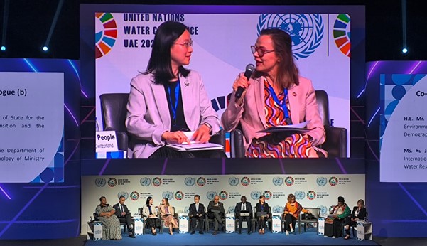 \t Mónica Corrales, directora de Cooperación Sectorial, Europea y Multilateral de la AECID, en un momento del encuentro preparatorio de Dakar. 